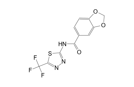 1,3-benzodioxole-5-carboxamide, N-[5-(trifluoromethyl)-1,3,4-thiadiazol-2-yl]-