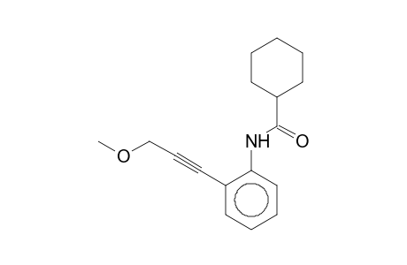 Cyclohexanecarboxamide, N-[2'-(3-methoxy-1-propyn-1-yl)phenyl]-