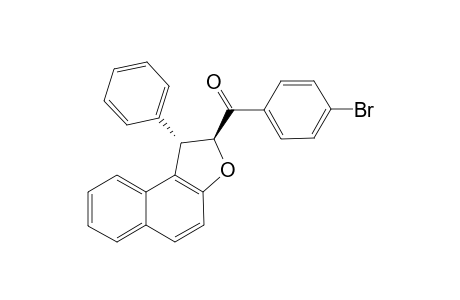 trans-4-Bromophenyl-1-phenyl-1,2-dihydronaphtho[2,1-b]furan-2-ylmethanone