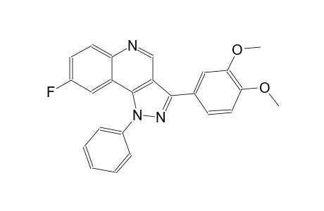 1H-pyrazolo[4,3-c]quinoline, 3-(3,4-dimethoxyphenyl)-8-fluoro-1-phenyl-