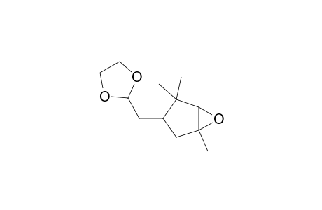 2-(3',4'-Epoxy-2',2',4'-trimethylcyclopentyl)methyl-1,3-dioxolane