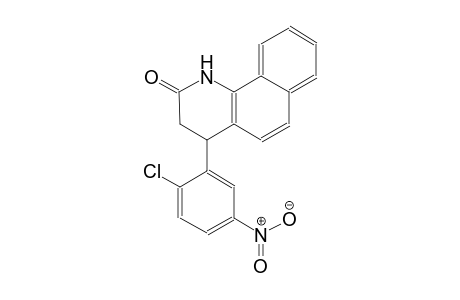 benzo[h]quinolin-2(1H)-one, 4-(2-chloro-5-nitrophenyl)-3,4-dihydro-