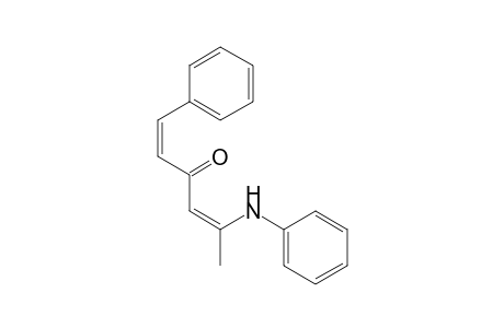 (1Z,4Z)-1-phenyl-5-phenylazanyl-hexa-1,4-dien-3-one