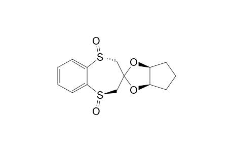 (1R,5R)-Spiro[1,5-benzodithiepane-3,3'-[2,4]dioxabicyclo[3.3.0]octane] 1,5-dioxide