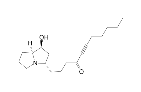 (+)-1-((1S,3S,7aS)-1-Hydroxyhexahydro-1H-pyrrolizin-3-yl)undec-5-yn-4-one