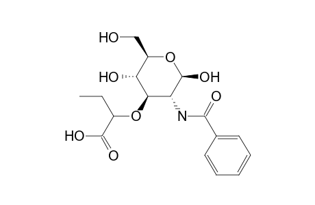 2-BENZAMIDO-3-0-(L-1-CARBOXYPROPYL)-2-DEOXY-D-GLUCOSE