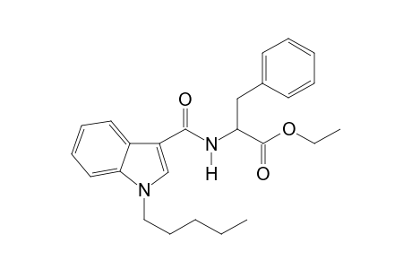 Ethyl 2-([(1-pentyl-1H-indol-3-yl)carbonyl]amino)-3-phenyl propanoate