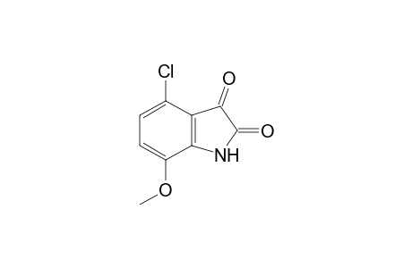 4-chloro-7-methoxylindole-2,3-dione