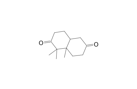 2,6-Naphthalenedione, octahydro-1,1,8a-trimethyl-, cis-