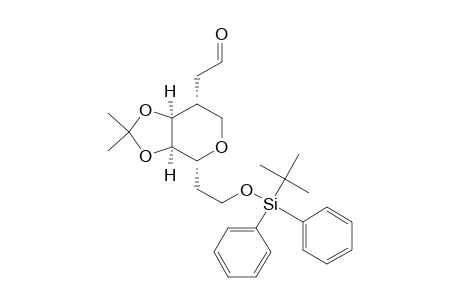 [3aR-(3a.alpha.,4.alpha.,7.alpha.,7a.alpha.)]-tetrahydro-2,2-dimethyl-4-[2-[[(1,1-dimethylethyl)diphenylsilyl]oxy]ethyl]-4H-1,3-dioxolo[4,5-c]pyran-7-acetaldehyde