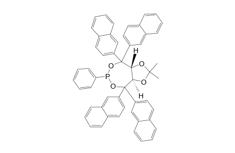 (1R,7R)-4-Phenyl-9,9-dimethyl-2,2,6,6-tetra(naphth-2-yl)-3,5,8,10-tetraoxa-4-phosphabicyclo[5.3,0]decane