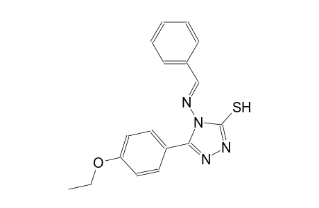 5-(4-ethoxyphenyl)-4-{[(E)-phenylmethylidene]amino}-4H-1,2,4-triazol-3-yl hydrosulfide