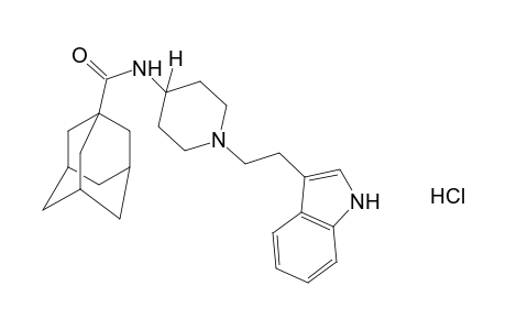 N-{1-[2-(indol-3-yl)ethyl]-4-piperidyl}-1-adamantanecarboxamide, monohydrochloride