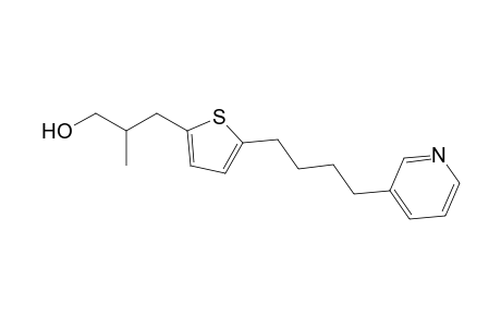 2-Methyl-3-{5'-[4"-(3'"-pyridyl)-1"-butyl]-2'-thienyl}-1-propanol