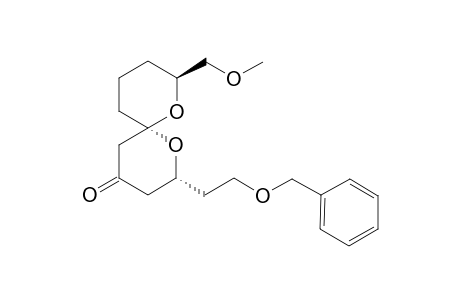 (2R,6R,8S)-2-(2-(Benzyloxy)ethyl)-8-((methoxy)methyl)-1,7-dioxaspiro[5.5]undecan-4-one