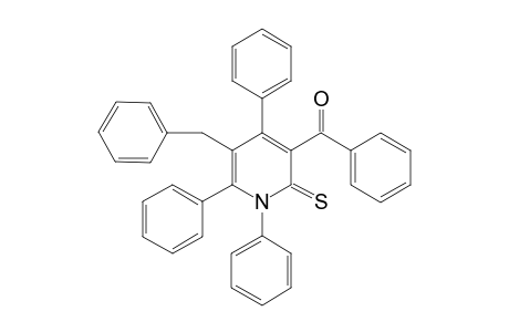 3-Benzoyl-5-benzyl-2-thioxo-1,4,6-triphenyl-1,2-dihydropyridine [3-benzoyl-5-benzyl-1,4,6-triphenyl-2(1H)-pyridinethione]