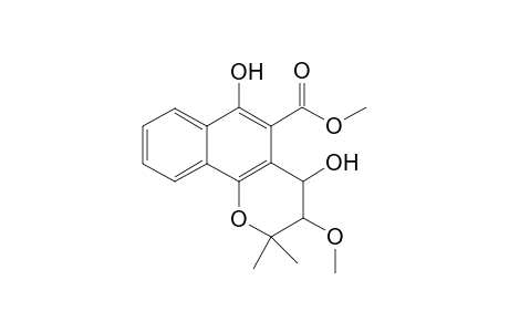 Methyl 4,6-Dihydroxy-3-methoxy-2,2-dimethyl-3,4-dihydro-2H-benzo[h]chromene-5-carboxylate