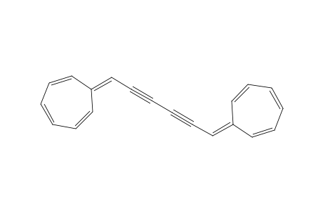 1,3,5-Cycloheptatriene, 7,7'-(2,4-hexadiyne-1,6-diylidene)bis-