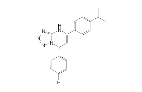 tetrazolo[1,5-a]pyrimidine, 7-(4-fluorophenyl)-4,7-dihydro-5-[4-(1-methylethyl)phenyl]-