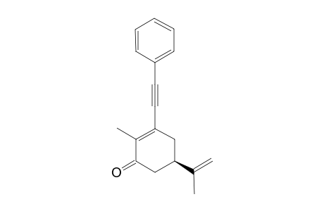 (5R)-ISOPENTENYL-2-METHYL-3-(2-PHENYLETHYNYL)-CYCLOHEX-2-ENONE