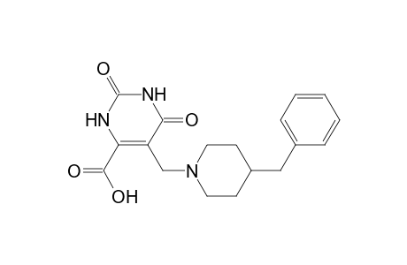 5-[(4-Benzylpiperidino)methyl]-2,6-dioxo-1,2,3,6-tetrahydro-4-pyrimidinecarboxylic acid