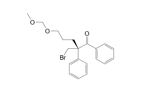 (S)-2-(bromomethyl)-5-(methoxymethoxy)-1,2-diphenylpentan-1-one