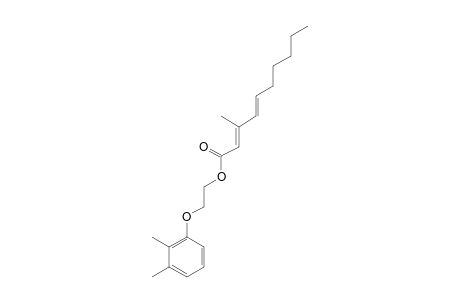 2-(2,3-DIMETHYLPHENOXY)-ETHYL_3-METHYL-2-XI,4E-DECADIENOATE