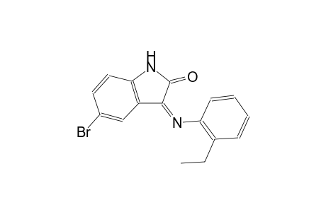 2H-indol-2-one, 5-bromo-3-[(2-ethylphenyl)imino]-1,3-dihydro-, (3Z)-