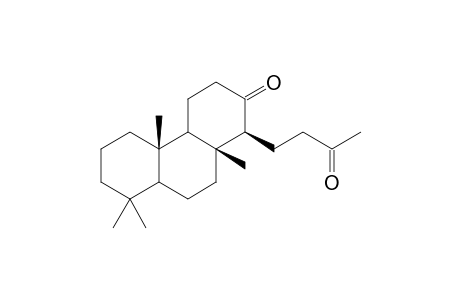 (1S,4bS,10aR)-4b,8,8,10a-Tetramethyl-1-(3-oxo-butyl)-dodecahydro-phenanthren-2-one