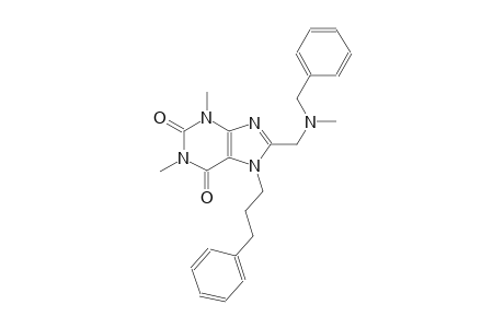 8-{[benzyl(methyl)amino]methyl}-1,3-dimethyl-7-(3-phenylpropyl)-3,7-dihydro-1H-purine-2,6-dione