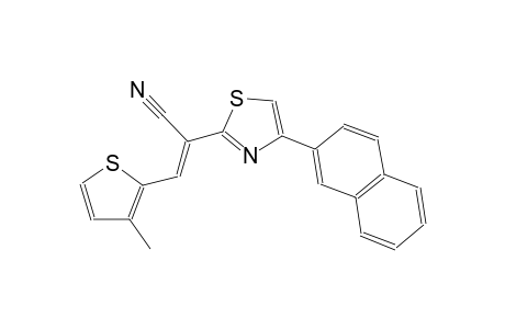 2-thiazoleacetonitrile, alpha-[(3-methyl-2-thienyl)methylene]-4-(2-naphthalenyl)-