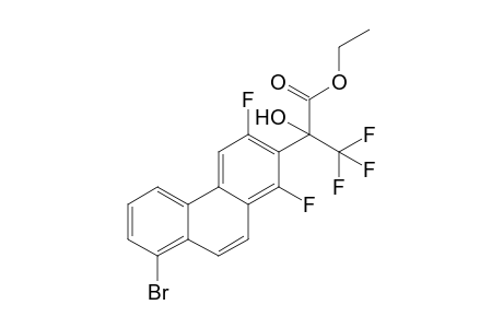 2-(8-bromo-1,3-difluoro-2-phenanthrenyl)-3,3,3-trifluoro-2-hydroxypropanoic acid ethyl ester