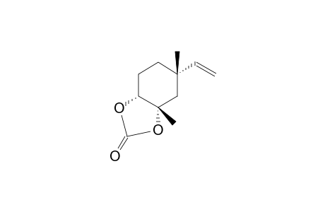 2.beta.,4.beta.-Dimethyl-4.alpha.-vinylcyclohexane-1.alpha.,2.alpha.-diol - cyclocarbonate