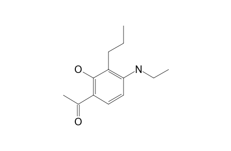 2-HYDROXY-3-PROPYL-4-(N-ETHYL)-AMINOACETOPHENONE