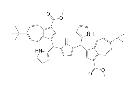 Dimethyl 6,6'-di-t-butyl-3,3'-[pyrrol-2,5-diylbis(2-pyrrolylmethylene)]di(1-azulenecarboxylate)