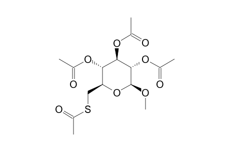 METHYL-2,3,4-TRI-O-ACETYL-6-THIOLACETYL-BETA-D-GLUCOPYRANOSIDE