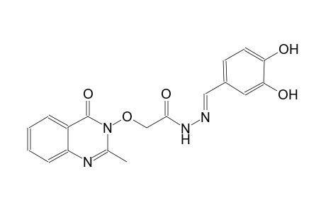 N'-[(E)-(3,4-dihydroxyphenyl)methylidene]-2-[(2-methyl-4-oxo-3(4H)-quinazolinyl)oxy]acetohydrazide