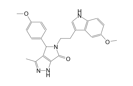 pyrrolo[3,4-c]pyrazol-6(1H)-one, 4,5-dihydro-5-[2-(5-methoxy-1H-indol-3-yl)ethyl]-4-(4-methoxyphenyl)-3-methyl-
