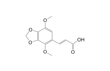 2-propenoic acid, 3-(4,7-dimethoxy-1,3-benzodioxol-5-yl)-, (2E)-