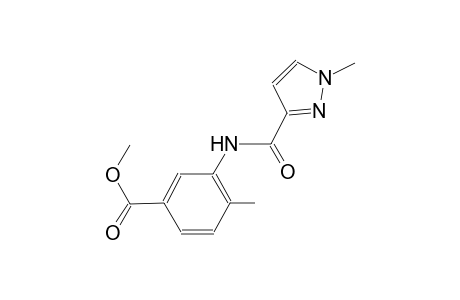 methyl 4-methyl-3-{[(1-methyl-1H-pyrazol-3-yl)carbonyl]amino}benzoate