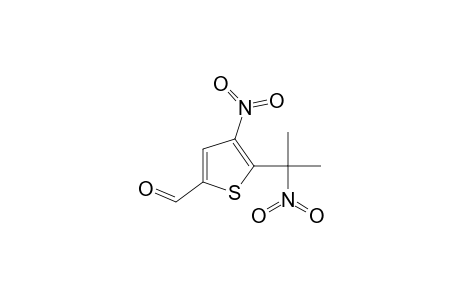 2-Thiophenecarboxaldehyde, 5-(1-methyl-1-nitroethyl)-4-nitro-