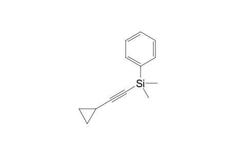 (Cyclopropylethynyl)dimethyl(phenyl)silane