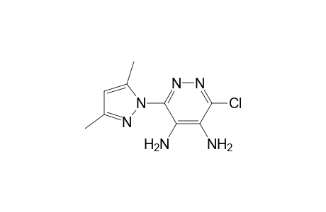 3-chloranyl-6-(3,5-dimethylpyrazol-1-yl)pyridazine-4,5-diamine