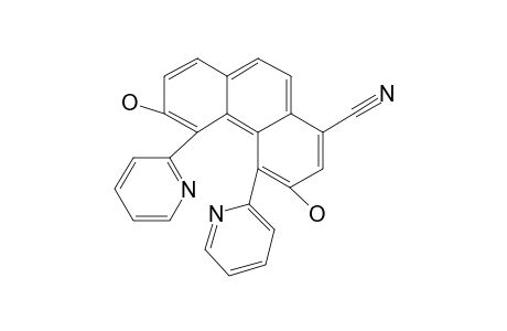 1-Phenanthrenecarbonitrile, 3,6-dihydroxy-4,5-di-2-pyridinyl-