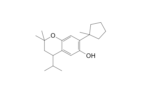 2H-1-Benzopyran-6-ol, 3,4-dihydro-2,2-dimethyl-7-(1-methylcyclopentyl)-4-(1-methylethyl)-