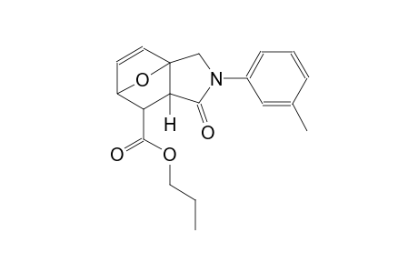 propyl (1S,5R,7R)-3-(3-methylphenyl)-4-oxo-10-oxa-3-azatricyclo[5.2.1.0~1,5~]dec-8-ene-6-carboxylate