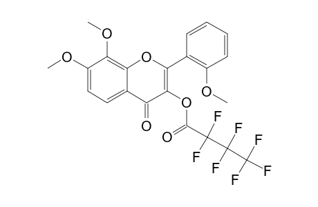 3-(Heptafluorobutyryl)oxy-7,8,2'-trimethoxyflavone