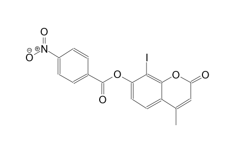 8-iodo-4-methyl-2-oxo-2H-chromen-7-yl 4-nitrobenzoate