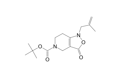 3-keto-1-(2-methylprop-2-enyl)-6,7-dihydro-4H-isoxazolo[4,3-c]pyridine-5-carboxylic acid tert-butyl ester