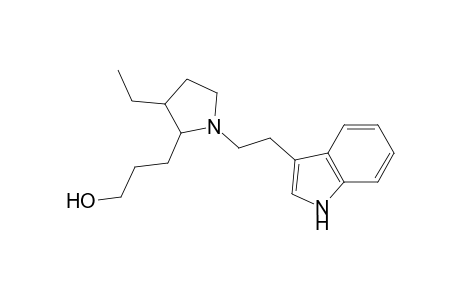 2-Pyrrolidinepropanol, 3-ethyl-1-[2-(1H-indol-3-yl)ethyl]-